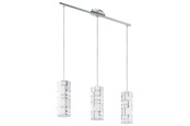 Lampen - EGLO BAYMAN hanglamp, wit, chroom - 92563