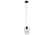Lampen - EGLO NEWTOWN hanglamp, zwart - 49477