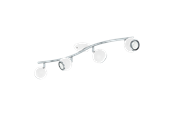 Lampen - EGLO BIMEDA spot, wit, chroom - 31004
