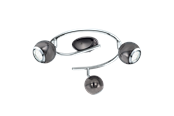 Lampen - EGLO BIMEDA spot, nikkel-nero, chroom - 31007