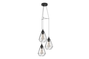Lampen - EGLO TARBES hanglamp, zwart - 94191