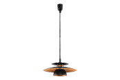 Lampen - EGLO BRENDA hanglamp, zwart, koper - 31666