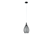 Lampen - EGLO RAZONI hanglamp, zwart, wit - 92252