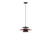 Lampen - EGLO BRENDA hanglamp, zwart, koper - 32011