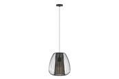 Lampen - EGLO CURASAO hanglamp, zwart, goud - 99661