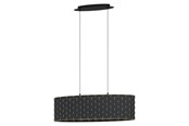 Lampen - EGLO MARASALES hanglamp, zwart, geelkoper - 99613