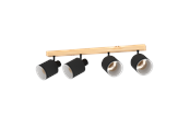 Lampen - EGLO BATALLAS spot, zwart, wit - 99492
