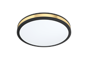 Lampen - EGLO PESCAITO wandarmatuur/plafonnière, wit, goud - 99407