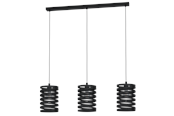 Lampen - EGLO CREMELLA hanglamp, zwart - 99347