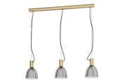 Lampen - EGLO LEBALIO hanglamp, zwart-transparant - 99314