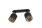 Lampen - EGLO ESTEPERRA spot, zwart, goud - 99277