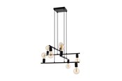Lampen - EGLO MEZZANA hanglamp, zwart - 98909