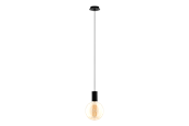 Lampen - EGLO POZUETA hanglamp, zwart - 98661