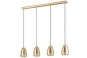 Lampen - EGLO ALOBRASE hanglamp, amber - 98649
