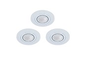 Lampen - EGLO AREITIO inbouwarmatuur, aluminium-geborsteld - 98639