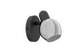 Lampen - EGLO POLLICA spot, zwart-transparant - 98624