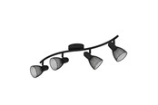 Lampen - EGLO CAROVIGNO spot, zwart - 98623