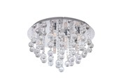 Lampen - EGLO ALFARO ceiling lamp chrome/crystal glass - 97699