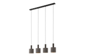 Lampen - EGLO CONCESSA 1 hanglamp, cappucino, goud - 97685