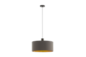 Lampen - EGLO CONCESSA 1 hanglamp, cappucino, goud - 97683