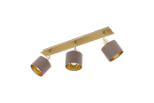 Lampen - EGLO VALBIANO spot, cappucino, goud - 97538