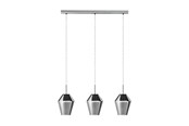 Lampen - EGLO MURMILLO hanglamp, zwart-transparant - 96774