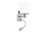 Lampen - EGLO PASTERI Wandarmaturen, wit, koper - 96484