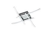 Lampen - EGLO VALMORA Plafondarmaturen, wit - 96327