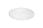 Lampen - EGLO MARGITTA 1 wandarmatuur/plafonnière, korrelvormig wit, helder - 96111