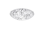Lampen - EGLO MARGITTA 1 wandarmatuur/plafonniÃ¨re, wit, zwart, helder - 96117