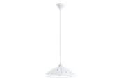 Lampen - EGLO VETRO hanglamp, wit, helder - 96073