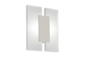 Lampen - EGLO METRASS 2 wandarmatuur/plafonniÃ¨re, satijn - 96043