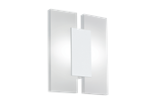 Lampen - EGLO METRASS 2 wandarmatuur/plafonnière, satijn - 96042