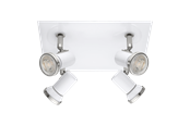 Lampen - EGLO TAMARA 1 spot, wit, chroom - 95995