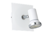 Lampen - EGLO TAMARA 1 spot, wit, chroom - 95993