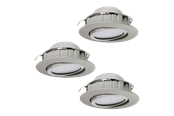 Lampen - EGLO PINEDA inbouwarmatuur, nikkel-mat - 95859