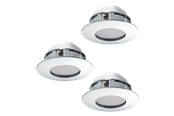 Lampen - EGLO PINEDA inbouwarmatuur, chroom - 95822