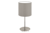 Lampen - EGLO PASTERI Tafellampen, taupe - 95726