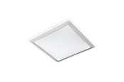 Lampen - EGLO COMPETA 1 wandarmatuur/plafonnière, wit, zilver, helder - 95679