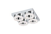 Lampen - EGLO FRADELO wandarmatuur/plafonniÃ¨re, chroom, helder - 95664