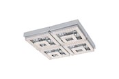 Lampen - EGLO FRADELO Plafondarmaturen, chroom, helder - 95661