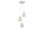Lampen - EGLO TAREGA hanglamp, bruin, grijs - 95526