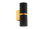 Lampen - EGLO PASSA Wandarmaturen, zwart, goud - 95364