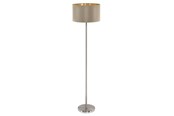 Lampen - EGLO MASERLO Staande lampen, taupe, goud - 95171