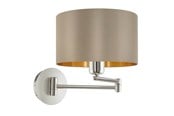 Lampen - EGLO MASERLO Wandarmaturen, taupe, goud *DEMO* - 95055