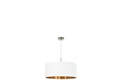 Lampen - EGLO PASTERI hanglamp, wit, koper - 95045