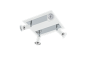 Lampen - EGLO SARRIA spot, wit, chroom - 94962