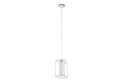 Lampen - EGLO LONCINO 1 hanglamp, helder, wit - 94377