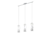 Lampen - EGLO RIVATO hanglamp, wit, chroom - 92741