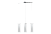 Lampen - EGLO PINTO hanglamp, helder, wit - 89833